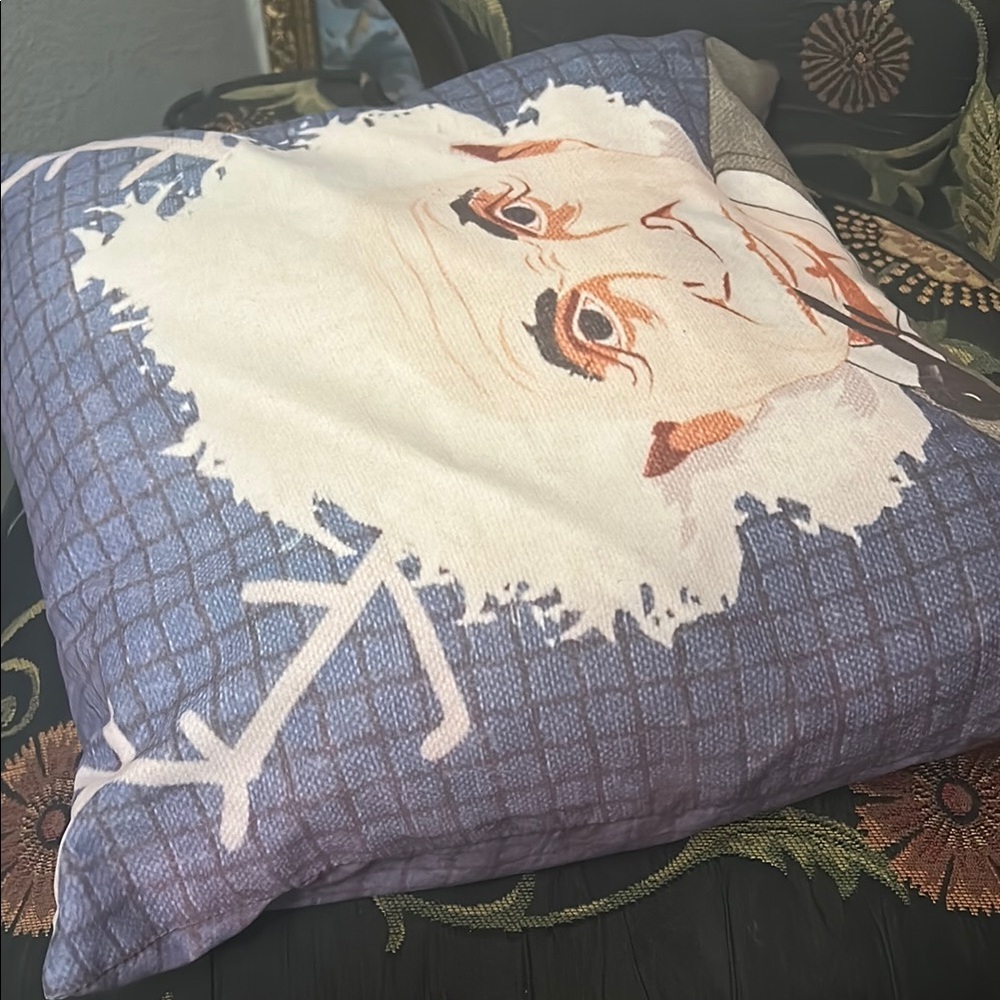 Groovy Spiritual Einstein Throw Pillow - Picture 3 of 3